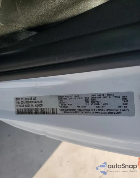 2022 Ram 1500 Classic Tradesman from USA, damaged, VIN 3C6JR6DG8NG429501